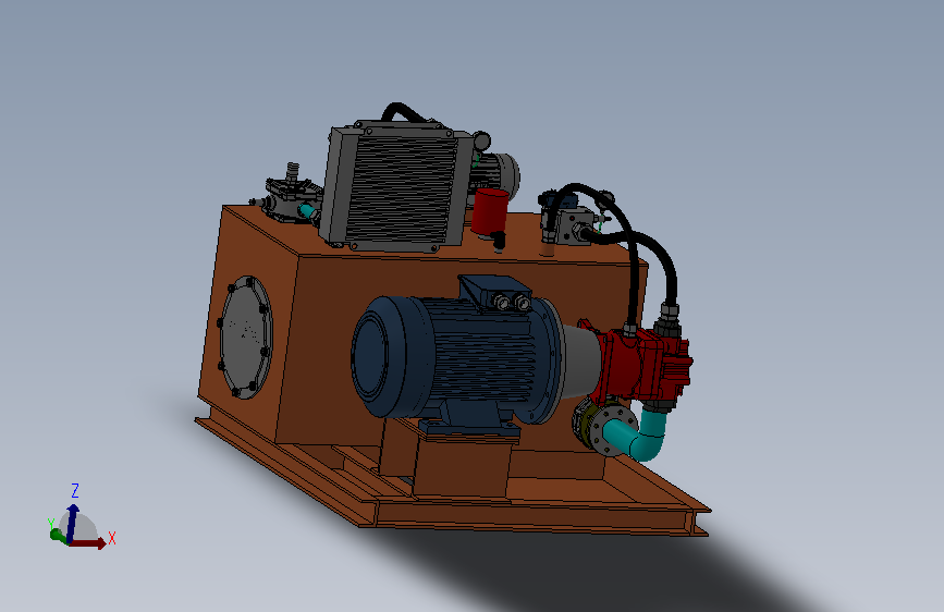 大型四缸液压舵机=436408=100
