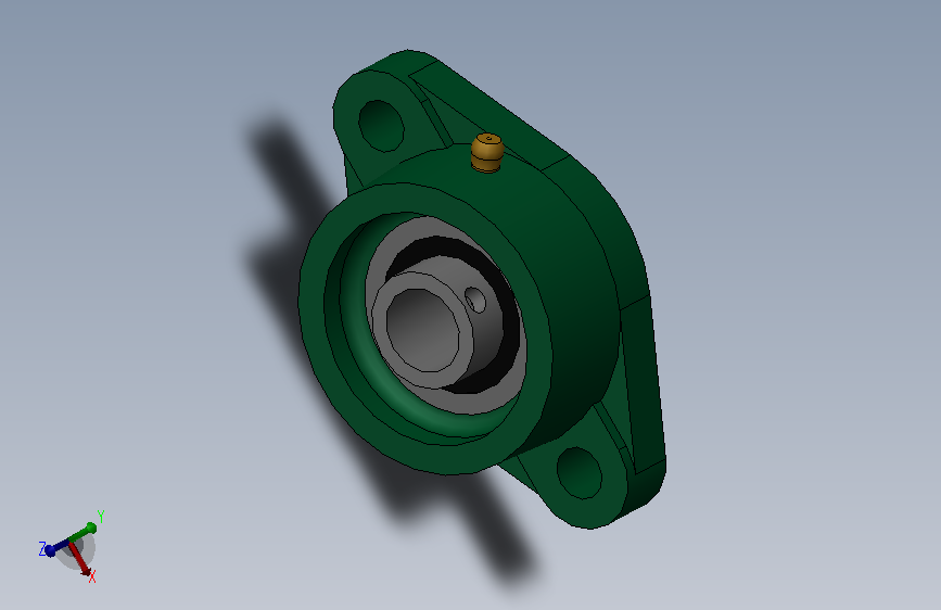 带菱形座轴承UCFLU203