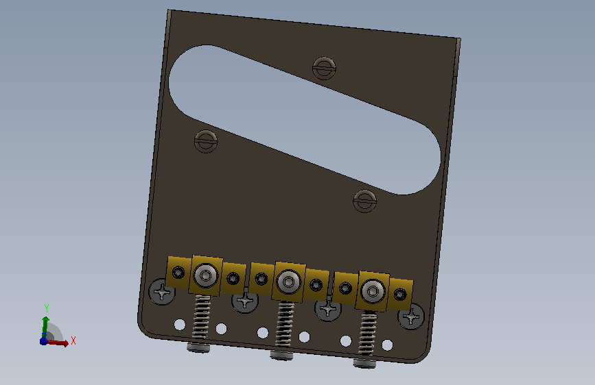 A0006818-威尔金森由高桥WT3电吉他桥（3孔）