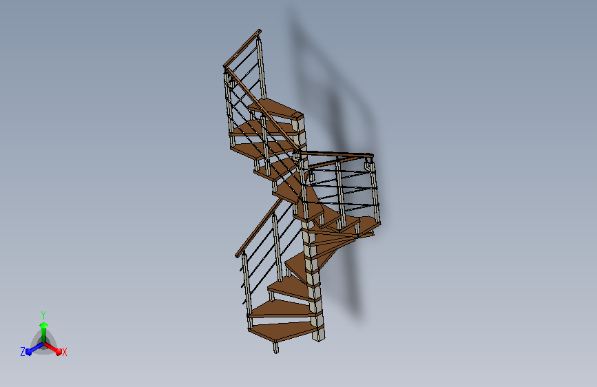 A0006820-方形楼梯旋转楼梯