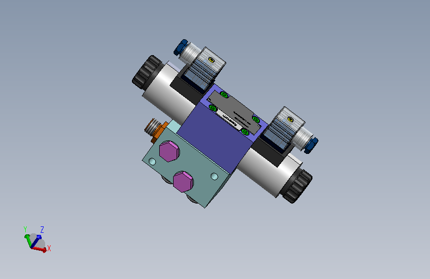 A0006830-标准液压歧管块，带NG-6电磁换向阀