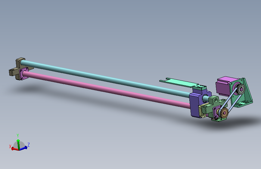 丝杆导杆模组-- 1846396-50