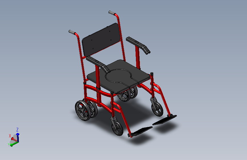 轮椅扶手升降轮椅=470333=60