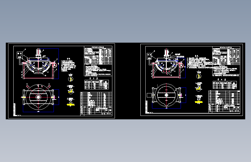 732973-可倾夹层锅（燃气、电加热）