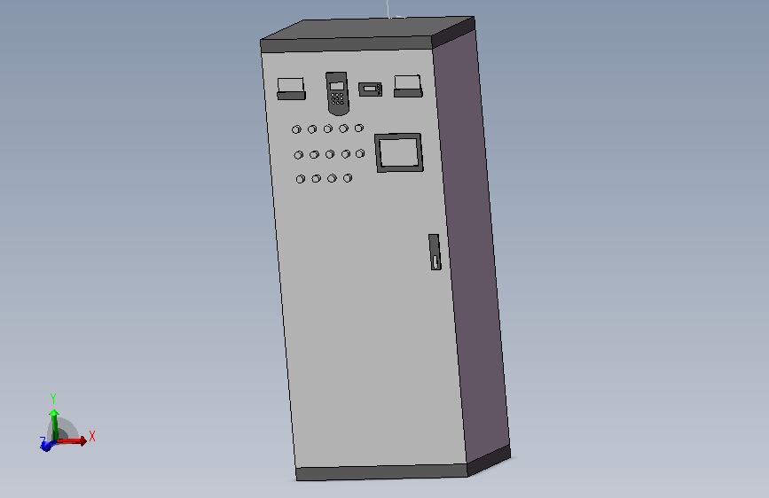 控制柜：长0.7米宽0.45米高1.7米