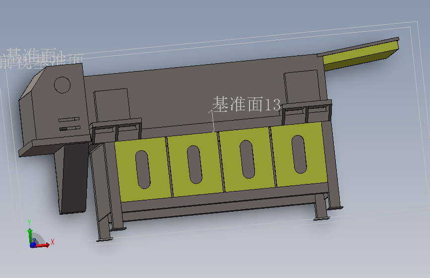 涡电流分选机：长3.8米宽1.4米高1.7米