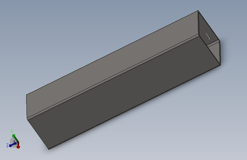 GB6728-86冷弯方形空心型钢100×4  L=320