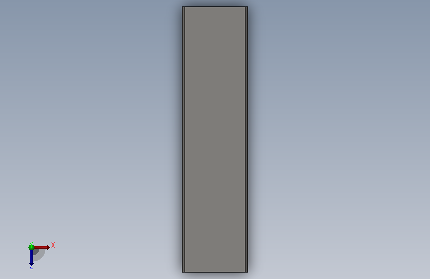 GB6728-86冷弯方形空心型钢140×4 L=570 俯视图