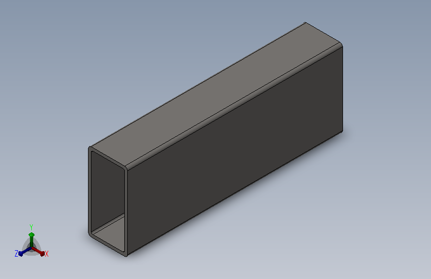 GB6728-86冷弯矩形空心型钢80×40×3 L=220