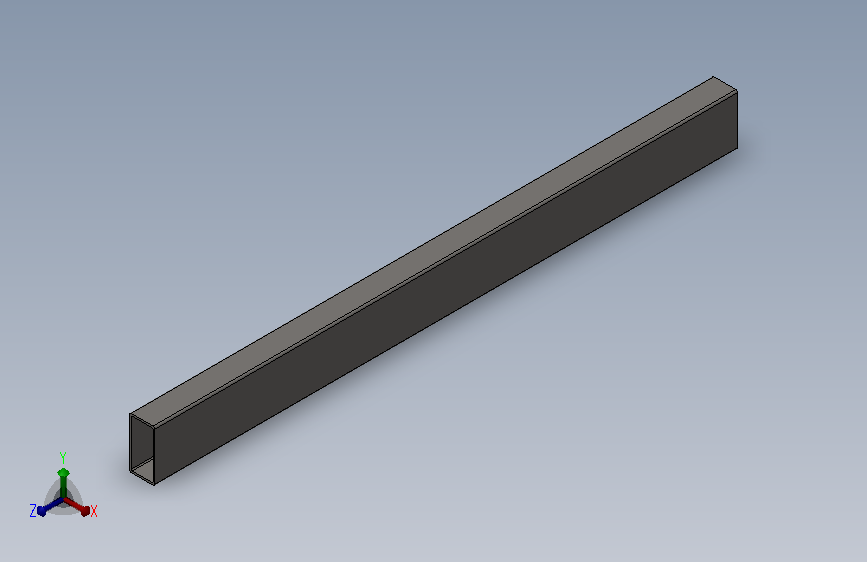 GB6728-86冷弯矩形空心型钢80×40×3 L=910