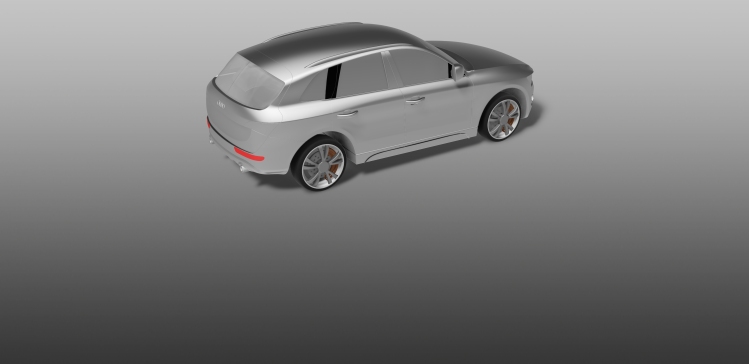 奥迪汽车大致建模