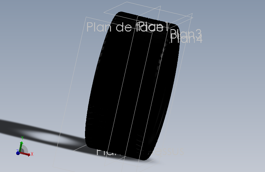 汽车轮胎3D模型 (2)