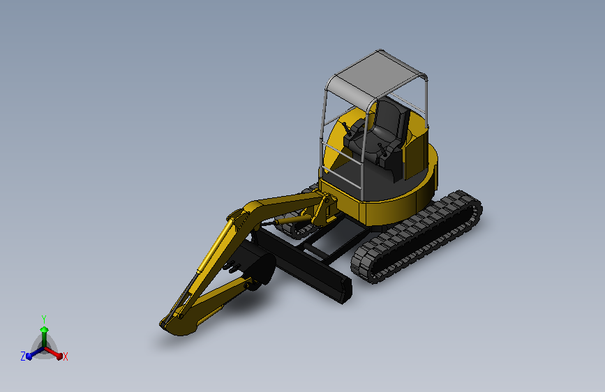 挖掘机模型