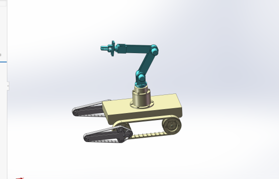 多地形履带机器人结构设计