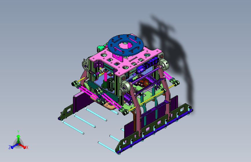 智能夹取包装物料夹持装置