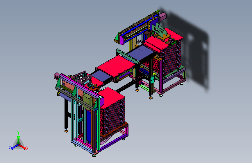 周转料仓全自动切换专用装置