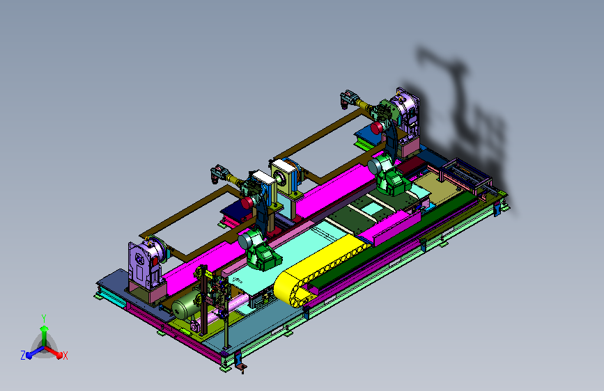 双臂焊械自动化加工站点