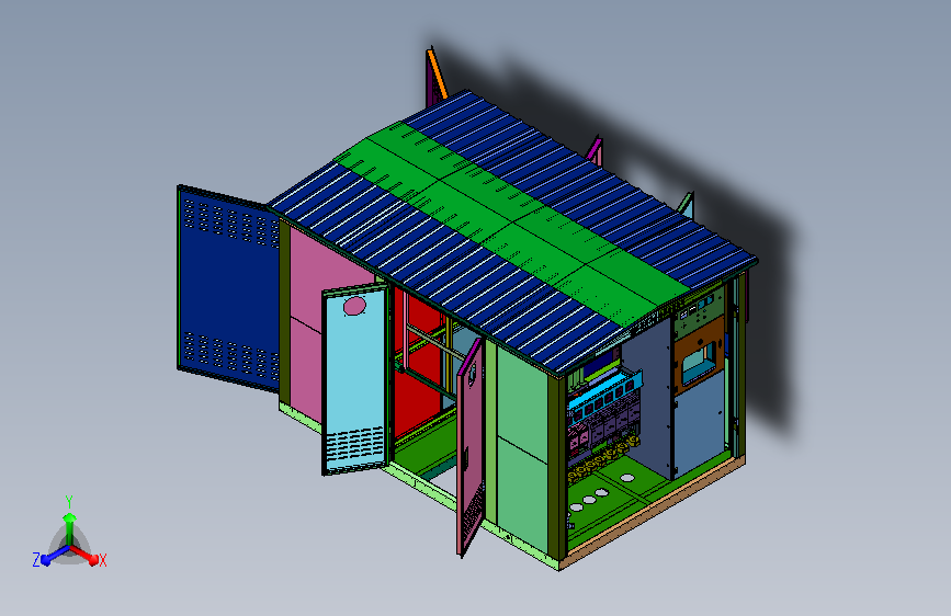 快速拼装型智能配电集成装置