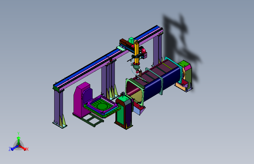 焊接工作站在大型薄壁类箱体的应用