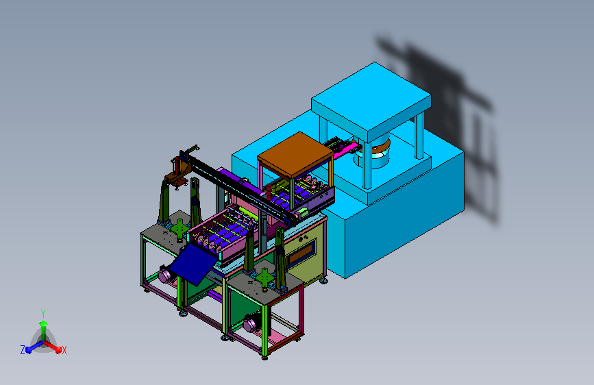 锅具成型的冲压成型机