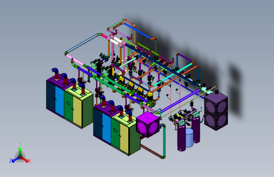 工业燃气模块燃炉采暖供热体系