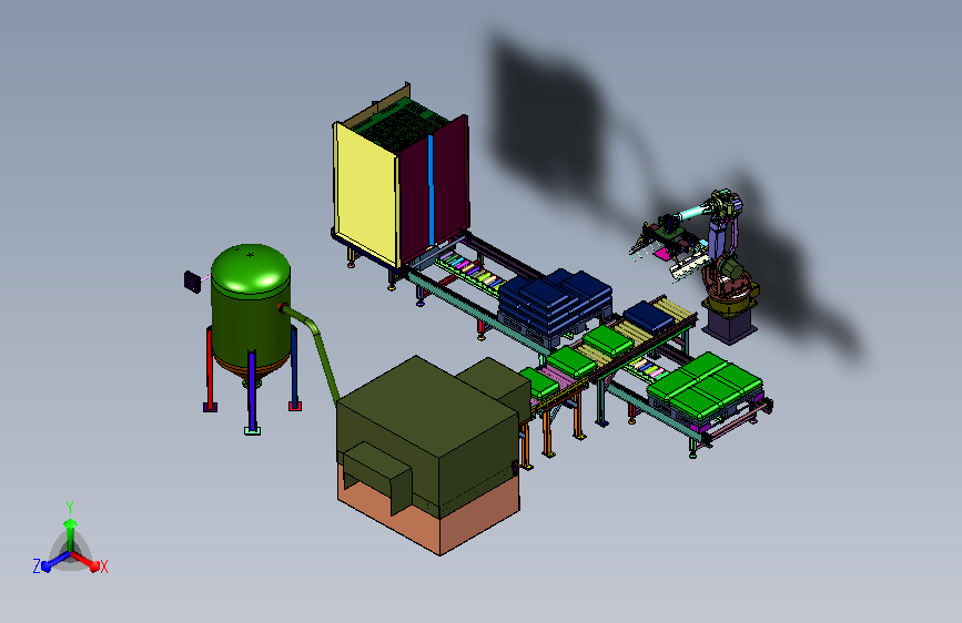 粉体解包混匀输送设备