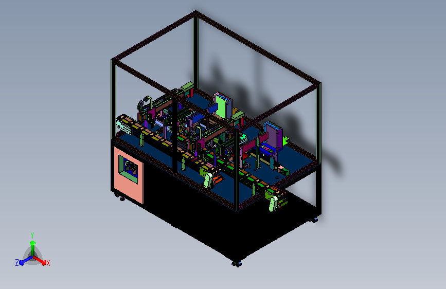 方壳电芯同轴自锁嵌装一体机