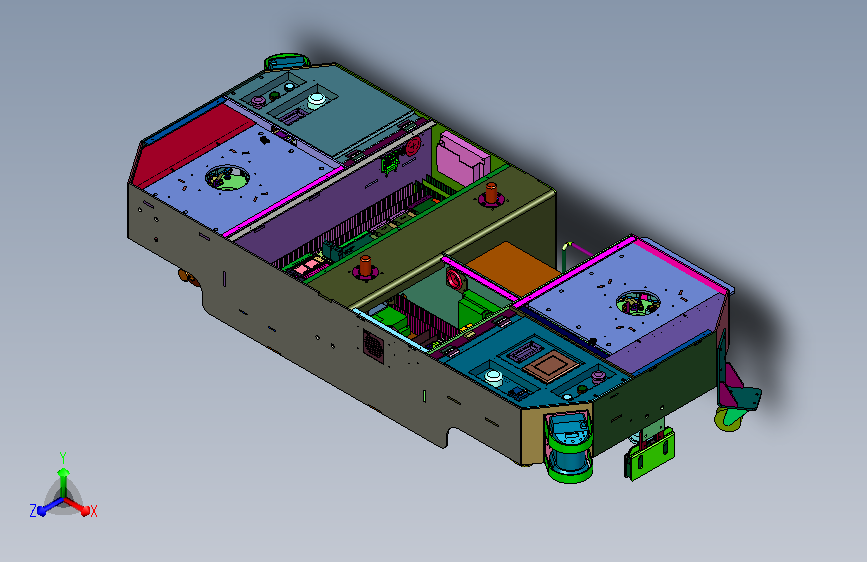 舵轮驱动智能无人导引搬运车