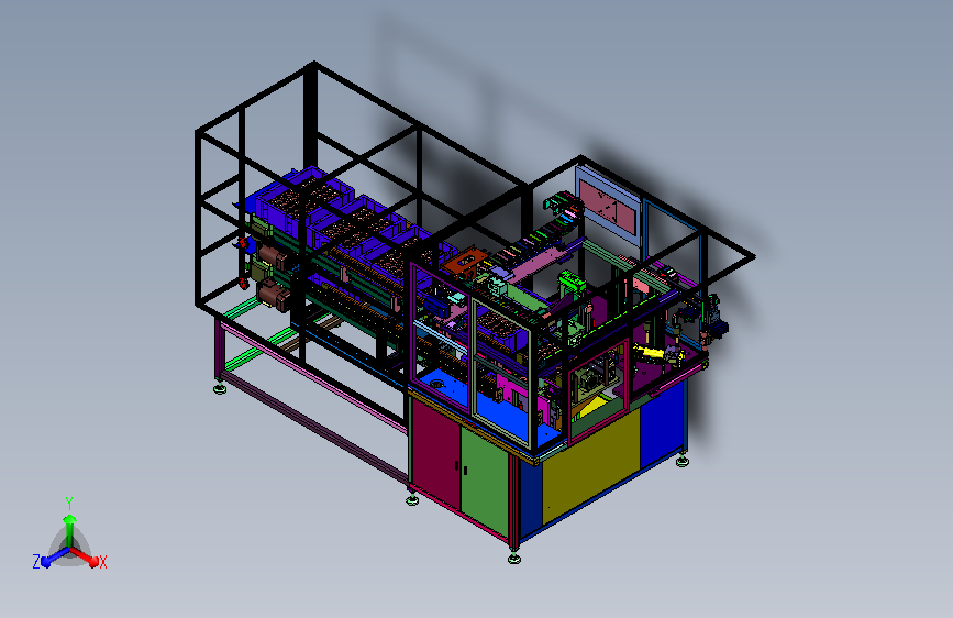 短轴类零件机械手投料系统