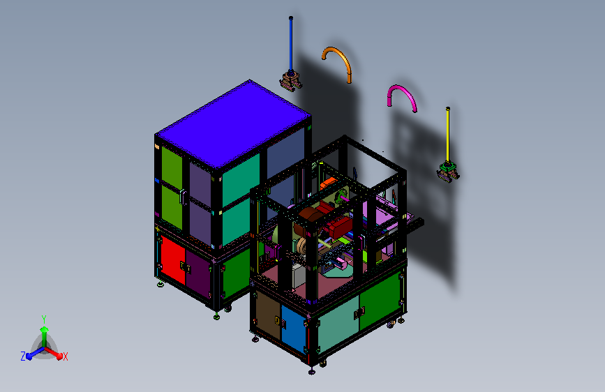 动力电池电芯全自动绝缘膜包覆工位