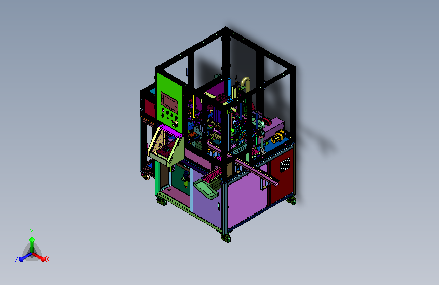 电控门锁功能检测一体化装配系统
