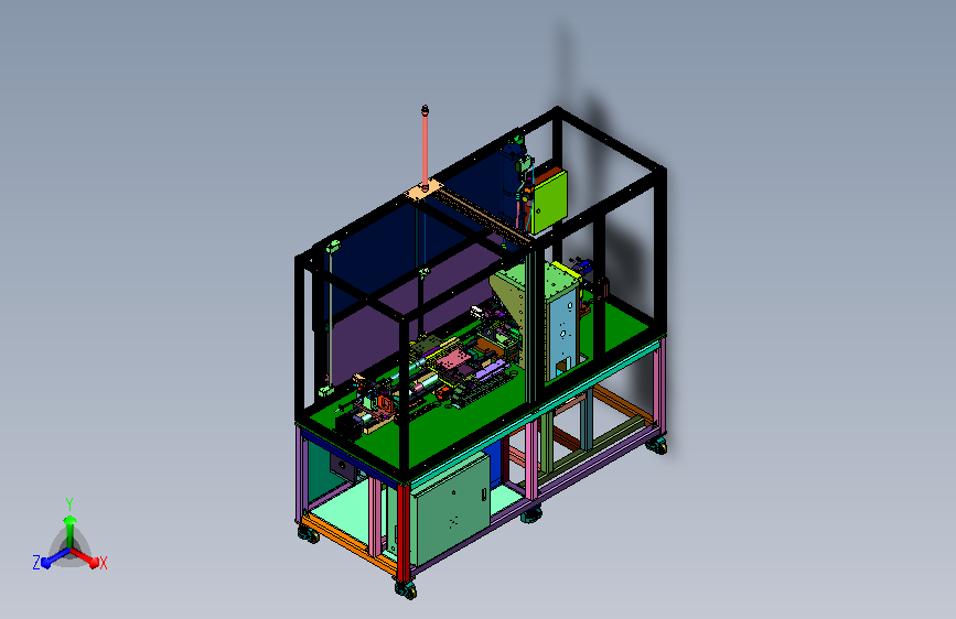 电动撑杆总成装配铆压一体化工作站