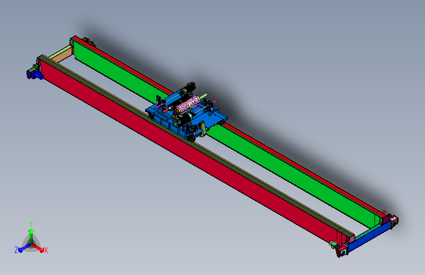 大跨度建桥花架龙门吊提梁机