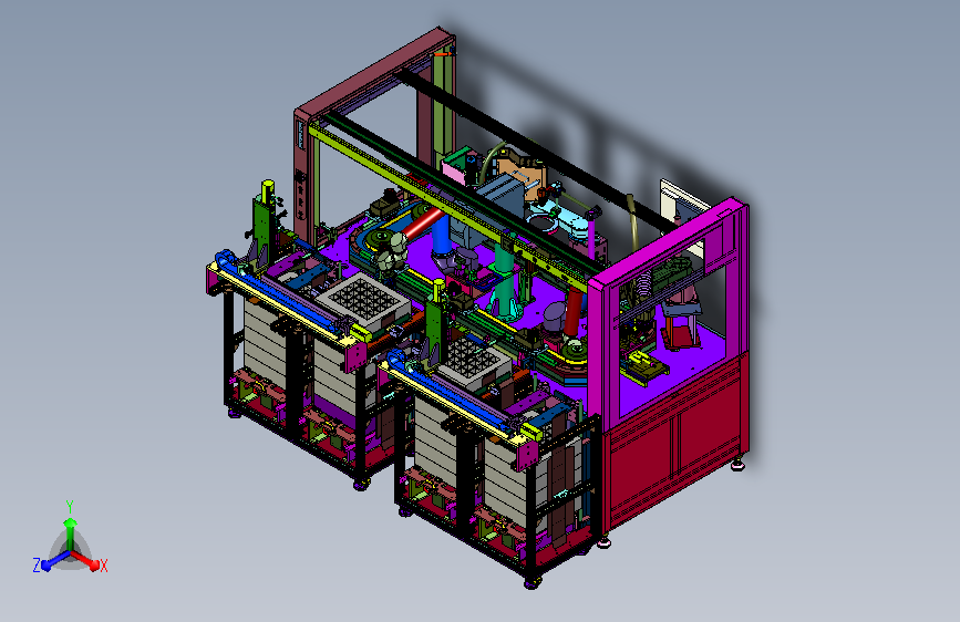 储能模组电芯定位压装集成设备