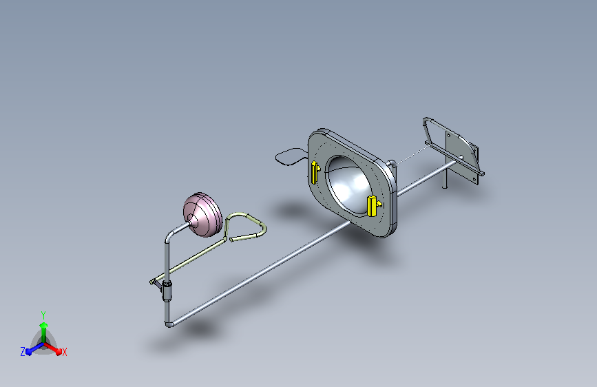 壁挂手持花洒组件