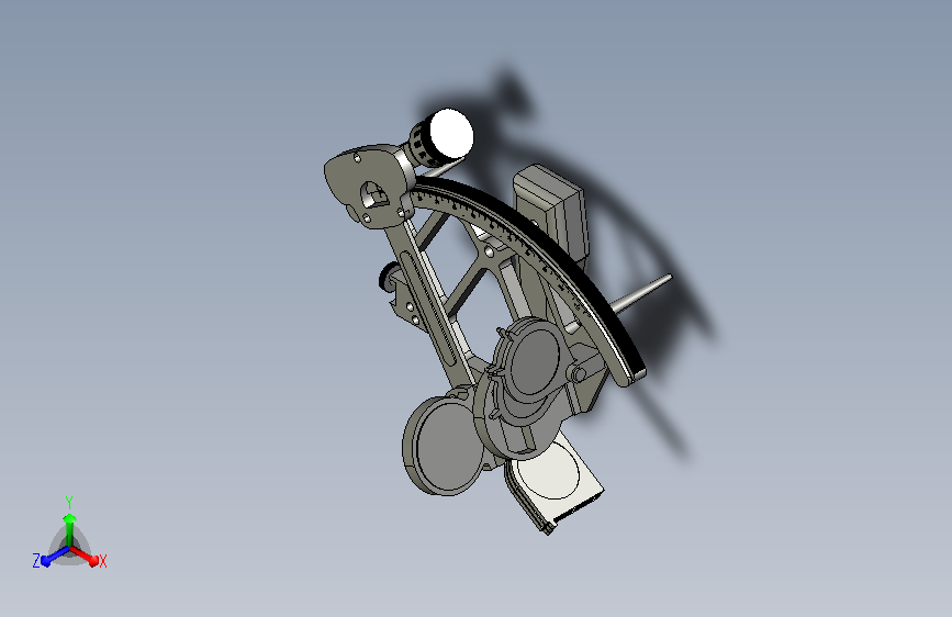 精密六分仪测角模型