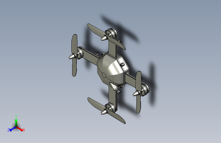 迷你无人机总成