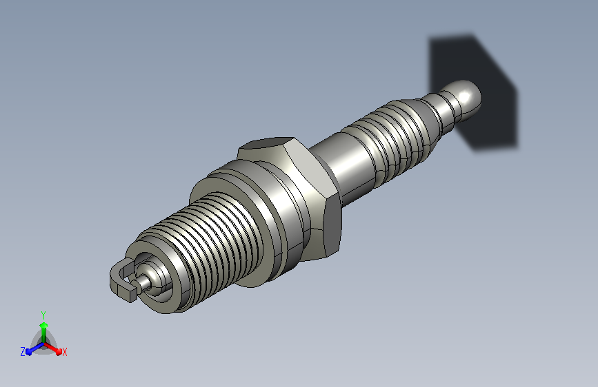 汽车点火塞模型