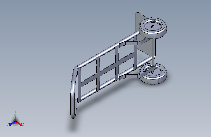 轻型手推车模型