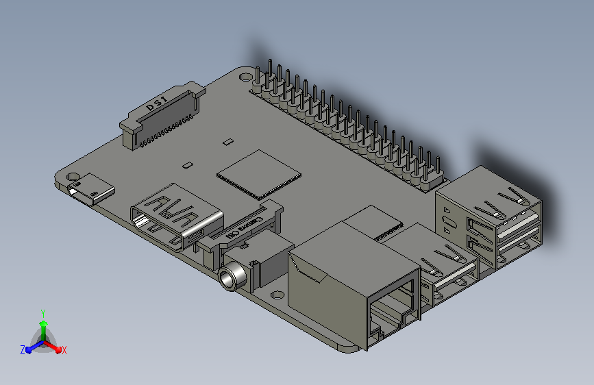 树莓派B微型单板机