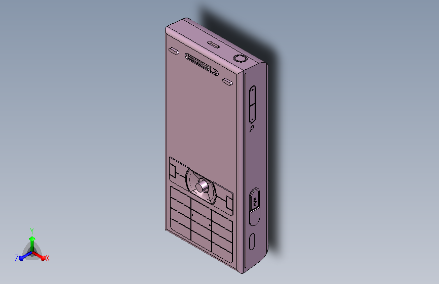 索尼sony滑盖结构手机样机