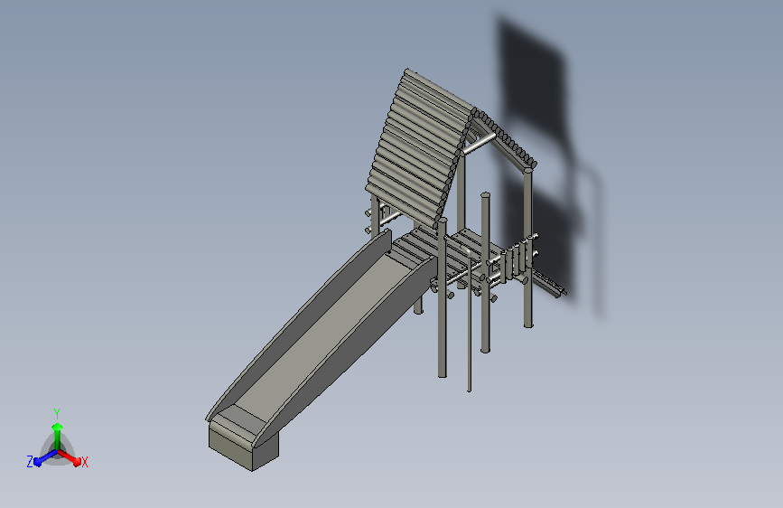 园林滑道景观装置
