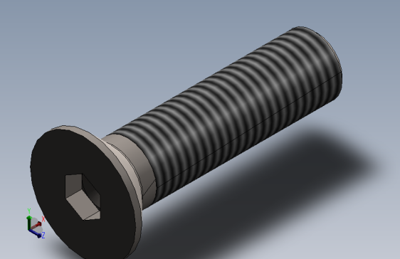 螺丝socket countersunk head screw_am
