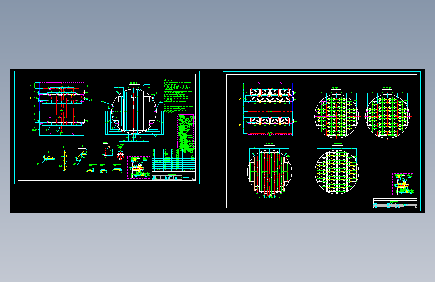 DN11000脱硫塔 屋脊除雾器布置图=1782143=75