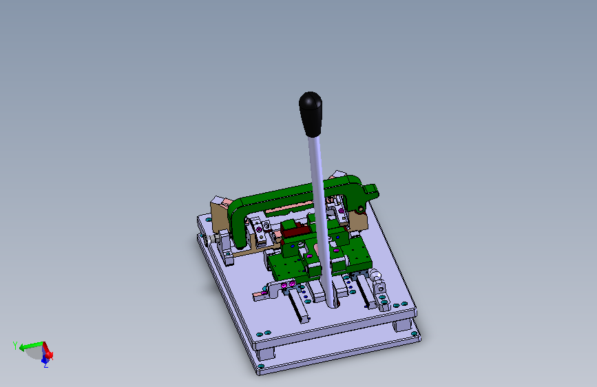 汽车摄像头压装工装