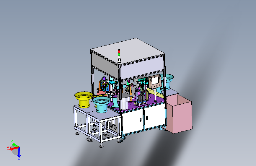 波形圈转盘多工位组装设备