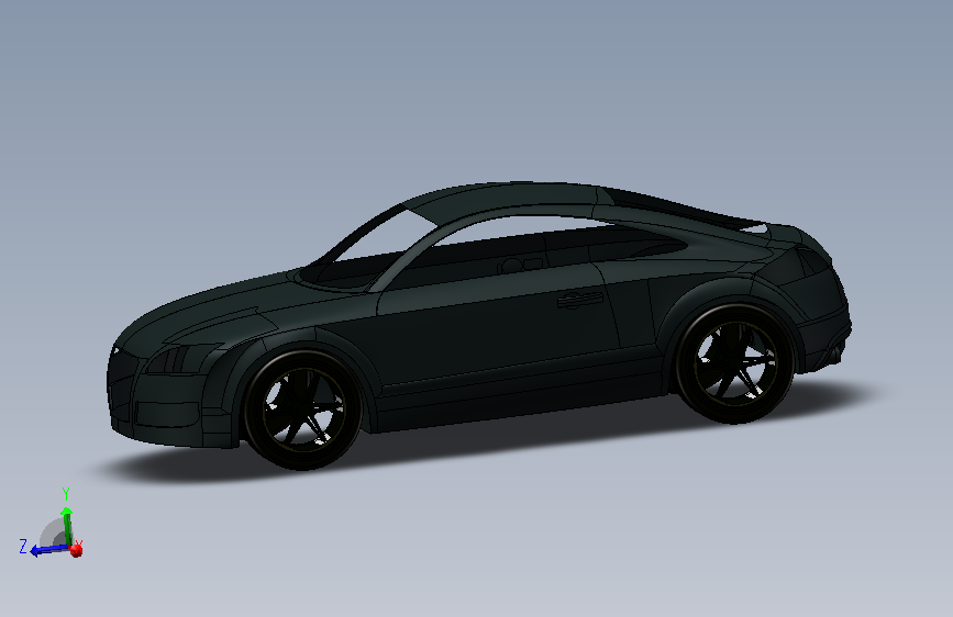 TT奥迪汽车3D模型
