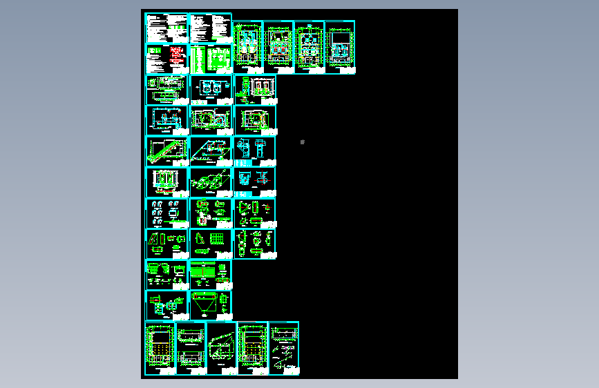 2台30吨燃煤锅炉房全部图纸