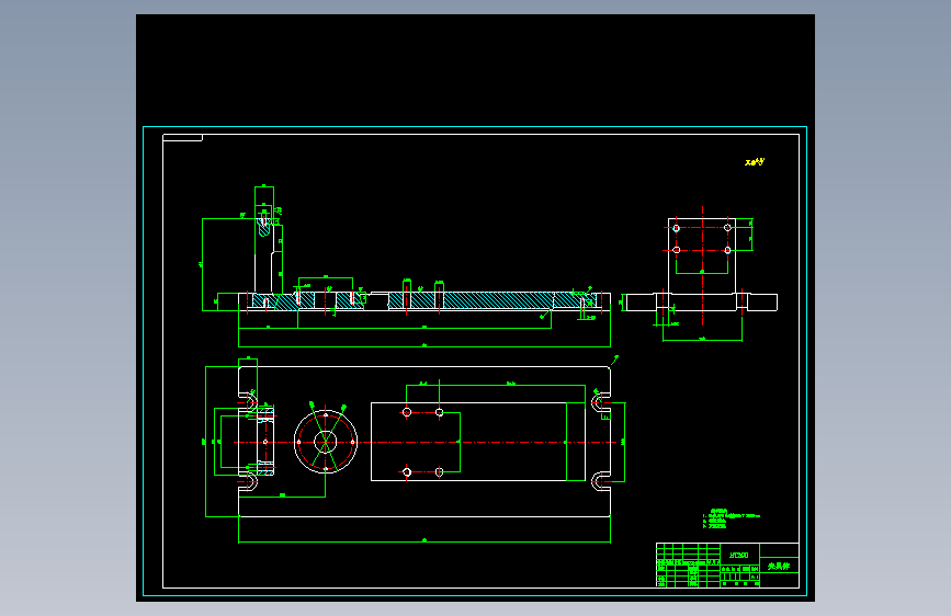 831004法兰盘加工工艺及铣φ100端面夹具设计【气缸夹紧】【原创设计】--75