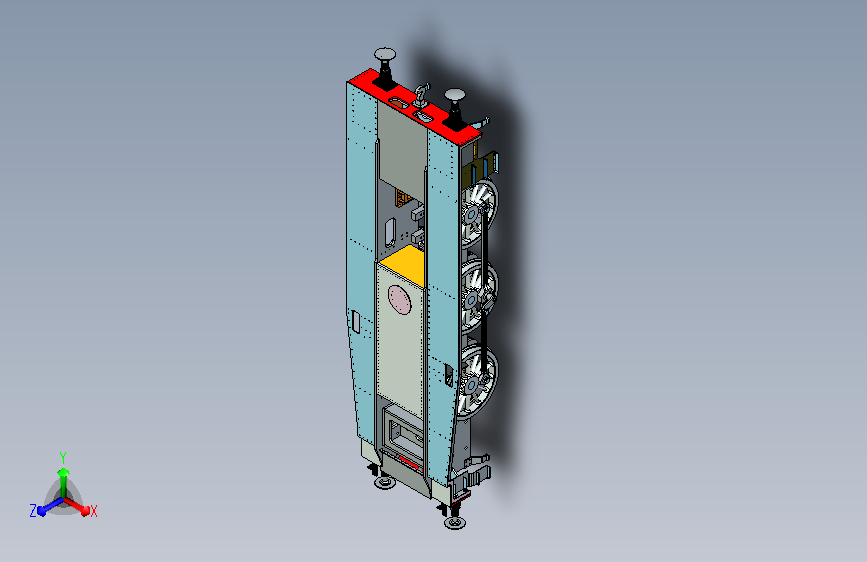 有轨拖车设计模型MF 1681122